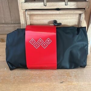 American Airlines Cole Haan Amenity Kit Bag NWT 2018 Red Black Filled